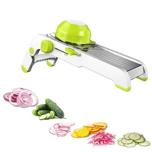 2024キッチン機器マンドリンスライサー手動野菜カッタープロフェッショナル調整可能マンドリン野菜カッター
