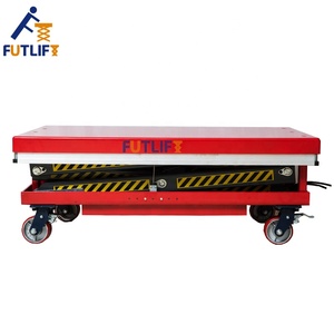 <span class=keywords><strong>Elevador</strong></span> de tijera de plataforma grande Mesas elevadoras de transpaletas de 2000Kg - Product Image 3