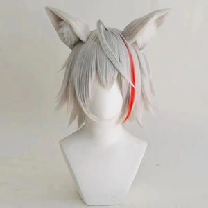 アニメコスプレウィッグ女性ピンクロングストレートヘアウィッグ前髪付き女の子コスチュームパーティー小道具 - Product Image 4