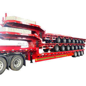<span class=keywords><strong>Transport</strong></span> Mini Excavateur Remorques <span class=keywords><strong>Utilitaire</strong></span> 7 Essieux Bas Lit Semi Remorque - Product Image 4