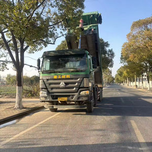 Camion benne d'occasion HOWO 8*4, prix avantageux, excellent état, camion benne HOWO d'occasion à vendre, 12 pneus - Product Image 1