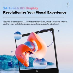 Portátil <span class=keywords><strong>de</strong></span> 14.1 Pulgadas, Delgado, Plegable 360°, Pantalla Táctil IPS N95, Metálico y Ligero, <span class=keywords><strong>para</strong></span> Estudio, Oficina en Casa y Uso Diario - Product Image 5