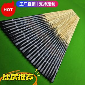 Taco de billar estilo chino Black Eight, 145 pulgadas, de una pieza, con mango de madera blanca y funda de ébano, taco de snooker duradero. - Product Image 6