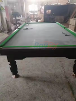 Table de billard pyramide russe professionnelle de 12 pieds Table de billard russe en ardoise de haute qualité et en bois massif à vendre