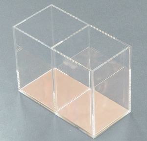 <span class=keywords><strong>Huisen</strong></span> Rose Gold clear Acrylic Makeup Brush Pen Holder Pencil Pot Organizer - Product Image 5