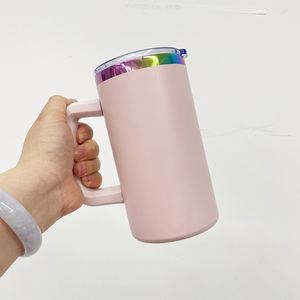 20 Pack Custom Rainbow Plated 20Oz Stainless Steel <b>Insulated</b> Coffee <b>Mugs</b> for Diy Laser Engraving Customized Logo - Product Image 2
