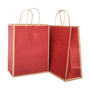 Gift Paper Kraft Bags with Handles for Birthday <b>Wedding</b> Party Celebrations Christmas Birthday Durable Recycled Paper Bag - Product Image 1