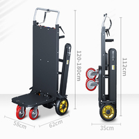 Lily MIDELI Offre Spéciale 300kg chariot à plate-forme en acier à quatre roues et chariot électrique tirer camion outil escalier grimpeur OEM 1 an de garantie