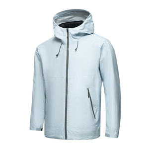 Spedizione veloce, <span class=keywords><strong>giacca</strong></span> impermeabile leggera da 10000mm in tessuto traspirante e traspirante, <span class=keywords><strong>giacca</strong></span> impermeabile personalizzata da uomo - Product Image 5