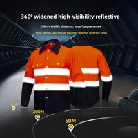 Vêtements de travail personnalisés à manches longues haute visibilité, respirants, unisexes, pour ouvriers, uniformes de travail