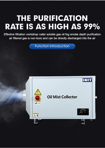 Collecteur de brume d'huile électrostatique OMP-40E 420W pour équipement d'air propre, état neuf, avec moteur intégré - Product Image 4