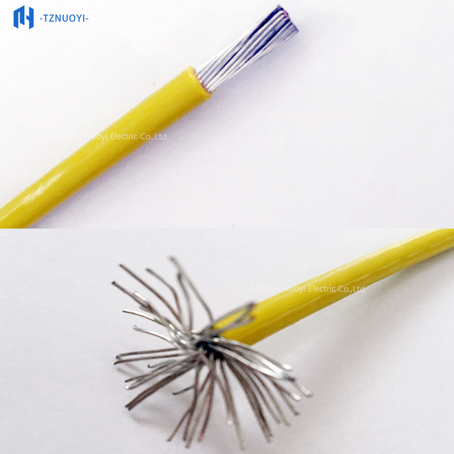 200C FEP Stranded High Temperature Industrial Wire Silver Plated Copper Conductor UL10142 600V Heat Resistant IP65 Electrical