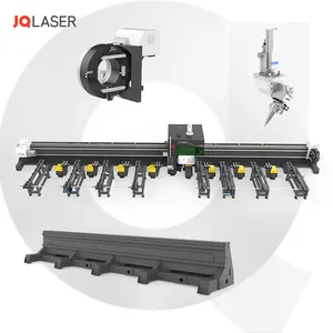 JQ Laser 8045ET three thuck apply to steel structure industry beveling new large diameter metal pipe laser cutting machine