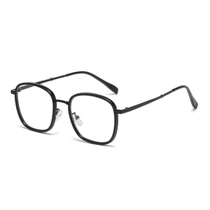 25818 Venta caliente fotocromático fotogray lentes Marco de anteojos de Metal ovalado ordenador gafas ópticas - Product Image 3