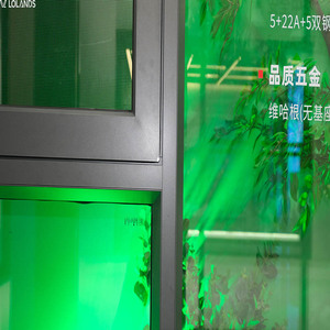 Nouvelles fenêtres à ouverture vers l'intérieur en alliage d'aluminium Lolands, à double <span class=keywords><strong>battant</strong></span>, avec moustiquaire magnétique double en acier inoxydable et double vitrage - Product Image 2