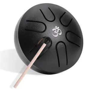 Großhandel 3 Zoll 6 Notizen Mini Handpan Drum Kit mit Mallets Geschenke für Kinder Anfänger Erwachsene Kinder