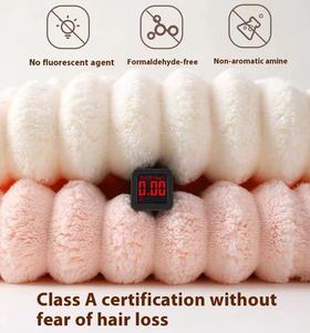 Juego <span class=keywords><strong>de</strong></span> toallas <span class=keywords><strong>de</strong></span> algodón a rayas gruesas grandes para baño y cara Toallas <span class=keywords><strong>de</strong></span> ducha desechables para uso en el baño Toallas para el cabello - Product Image 2