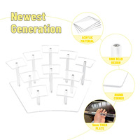 Support de présentation en acrylique transparent à 10 niveaux pour figurines Funko POP et figurines d'action