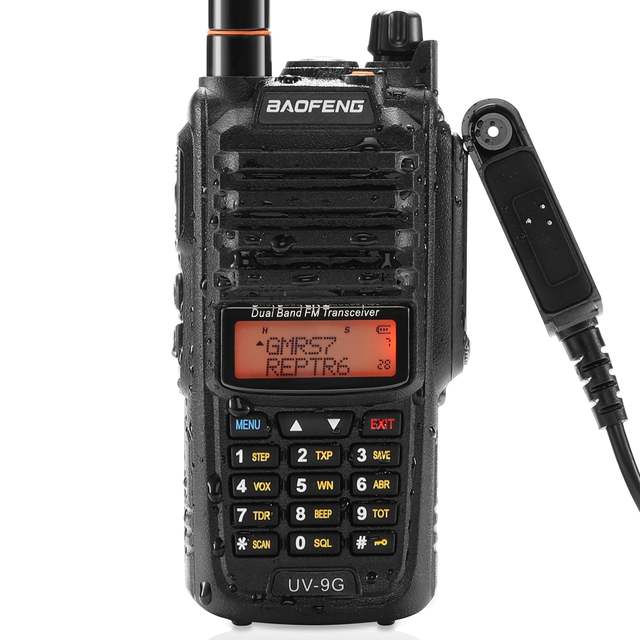 Best 10w Baofeng Uv-9g Dual Band Two Way Radio Ip67 Waterproof Long Range Walkie Talkie Amateur Radio Pofung P52uv