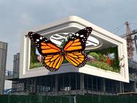 Module d'affichage LED numérique incurvé en aluminium P6.6, indice de protection IP66, garantie de 3 ans, couleur pleine, utilisation en extérieur pour les magasins de détail