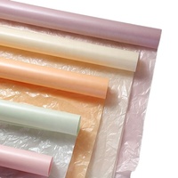 Papier d'emballage pour fleurs de haute qualité, 26 GSM, 50*70 cm, double face, lueur nacrée, imperméable, papier de soie pour emballage cadeau de fleurs