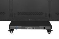 Afficheur LED numérique P2.5 sur pied, couleur pleine, intérieur, double face, pliable, pour centre commercial, garantie 5 ans