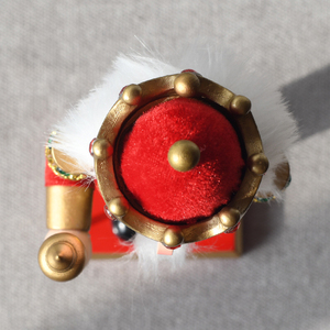 30cm nhung Hoàng Gia Vua <span class=keywords><strong>nutcracker</strong></span> vẽ tay bằng gỗ giáng sinh bức tượng <span class=keywords><strong>nutcracker</strong></span> với vương miện vương trượng - Product Image 3