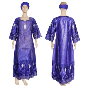 Nouvelles robes africaines pour femmes, vêtements traditionnels nigériens, robes maxi Ankara <span class=keywords><strong>Bazin</strong></span>, <span class=keywords><strong>boubou</strong></span> avec turban pour mariage - Product Image 5