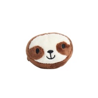 Bracelet en peluche douce 100% polyester recyclé pour cadeaux d'anniversaire - Anti-stress - Convient aux bébés