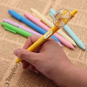 Stylo bille publicitaire personnalisé en gros pour entreprises, plusieurs couleurs, en plastique, cadeau promotionnel - Product Image 2