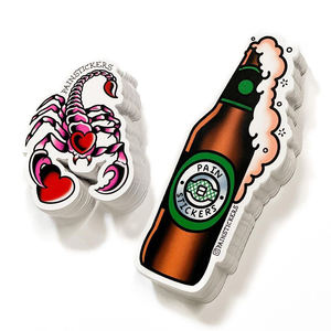 Calcomanías Adhesivas de Vinilo PVC Troqueladas Personalizadas para Coche con Impresión de <span class=keywords><strong>Logo</strong></span> de Marca, Impermeables, a Prueba de Arañazos y Resistentes a los Rayos UV - Product Image 5