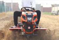 Tracteur agricole à quatre roues, motoculteur, mini motoculteur, désherbeuse rotative
