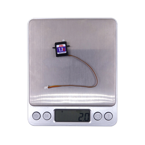 เซอร์โวมอเตอร์ดิจิตอลไร้แกน AGFRC C017CLS ขนาดเล็ก น้ำหนัก <span class=keywords><strong>1.7</strong></span> กรัม แรงบิด 75 กรัม ซม. ความเร็วตอบสนอง 0.050 วินาที สำหรับรีโมทคอนโทรลขนาด 1/35 - Product Image 5