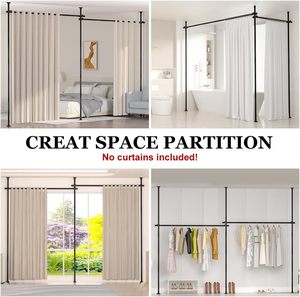 YIJIALE Salons Chambres À Coucher Hôpitaux Moderne Noir Style <span class=keywords><strong>Industriel</strong></span> Portable Chambre Partition - Product Image 4