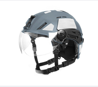 Casque tactique de sauvetage NJ SAR avec protection intégrale, construction ABS et PC, pour sports de montagne et tout-terrain
