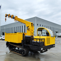 Grue montée sur chenilles de camion de machine de Crain facile à utiliser en gros bon marché