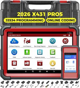 LAUNCH X431 PRO5 2026 New J2534 Passthru Diagnostic Scan Tool with CAN FD DoIP for ECU Online Coding Bi-Directional 50+ Resets - Product Image 1
