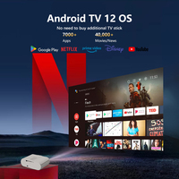Proyectores de video X1 Android 4K 5G WiFi BT5.0 2 + 32G 1000 lúmenes Enfoque automático Keystone Full HD Proyector de cine en casa