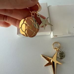 Nuovo Accessorio per Capelli a Forma di Magnolia in Lega, per Creazione Fai-da-Te di Portachiavi a Forma di Stella, Accessorio per <span class=keywords><strong>Gioielli</strong></span> in Stile Designer - Product Image 3