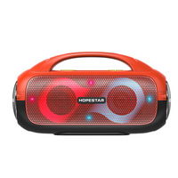 Enceinte Karaoké Portable Hopestar A50 Mini 80W Haute Puissance avec Subwoofer Bluetooth et Lumières LED pour Fêtes en Extérieur
