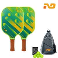 Meilleur ensemble de 4 raquettes de pickleball en fibre de carbone, approuvé USAPA, léger, avec tissu T700/800 et noyau en nid d'abeille PP, personnalisable