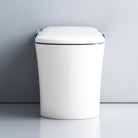 Nouvel arrivage de toilettes intelligentes une pièce montées au sol avec application téléphonique et commande vocale toilettes intelligentes entièrement automatiques et intelligentes