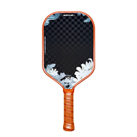Raquette de pickleball SOYUZ T700 3K en fibre de carbone brute, mousse EPP de 14 mm, forme allongée thermoformée, approuvée USAPA