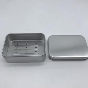 Geschenk Aluminium Quadrat leer Metall konserven Rechteck Olivenöl Seife Blechdose für Seife - Product Image 4