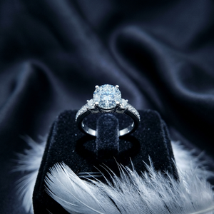 Anillo de Compromiso Clásico Unisex D'VINS JEWELS, 2ct, Corte Brillante, Oro Sólido de 14K, Diamante Cultivado en Laboratorio VVS/VS EF, Certificado IGI, Regalo de Boda - Product Image 1