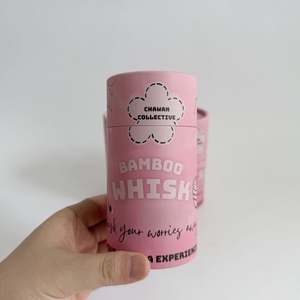 กล่องใส่ชาแบบแฮนด์เมดหลอดกระดาษสีชมพูย่อยสลายได้ตามธรรมชาติ - Product Image 3