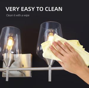 Lámpara de pared LED para interiores, decoración del hogar, lujo, clasificación IP44, impermeable, lámpara de espejo LED, luces para cuadros, para arte mural - Product Image 4