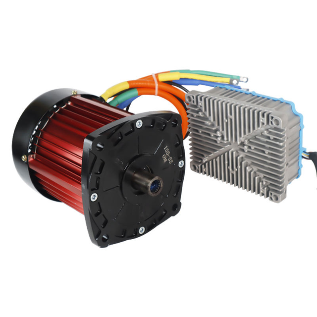60V72V 8KW Brushless PMSM Motor Controller for Electric Vehicle High-Speed Permanent Magnet Motor IP54 Rating 125A Continuous
