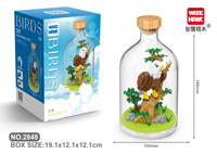 Juego de bloques de construcción DIY personalizable Mini modelo de construcción de animales juguetes inteligencia creativa OEM Compatible con ladrillos CADA
