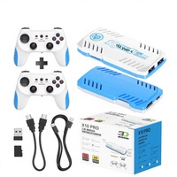 Console de jeu portable X10 Pro Game Stick HDTV, console de jeu vidéo rétro classique mini, 50 000 jeux, simulateurs, lecteur de jeux à domicile